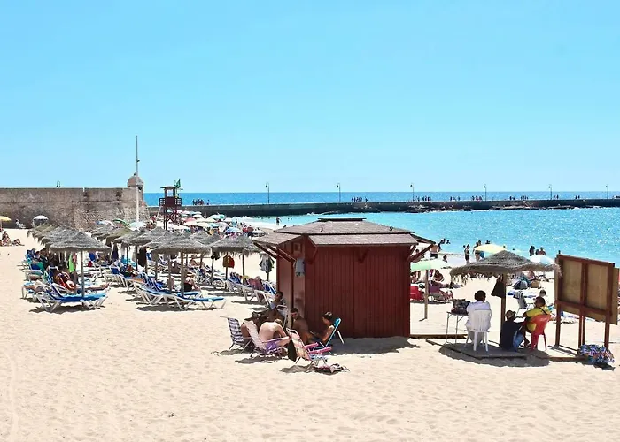 公寓 Patio Junto A La Playa 加的斯